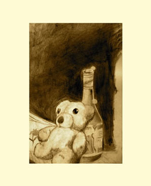 Teddy bear sees all... from The Diary of Molly Fredrickson Peanut Butter Vol. 1 &copy; 2007 Cornnell Clarke