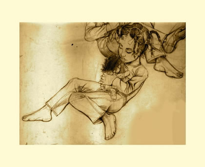 &copy; 2007 Cornnell Clarke  Girl with doll detail...